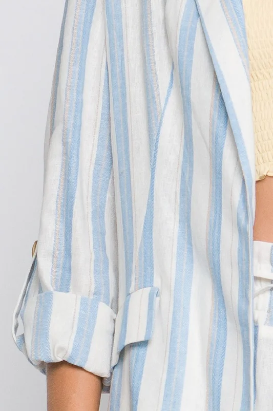 love-tree-linen-woven-striped-blazer