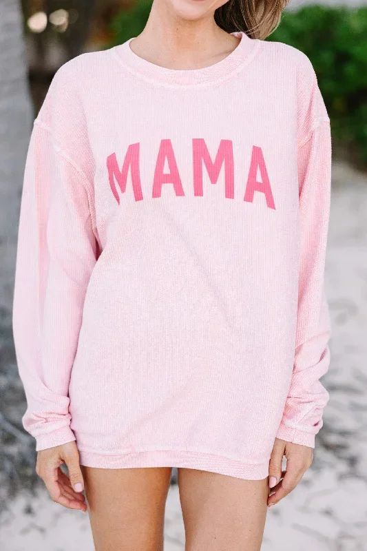 mama-blush-pink-corded-graphic-sweatshirt