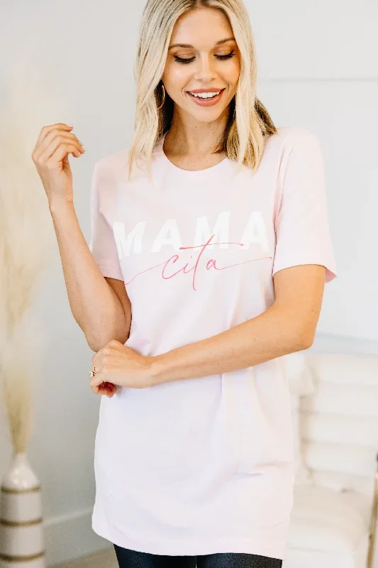 Mamacita Light Pink Graphic Tee