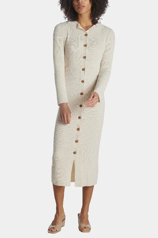 Maria Knitted Button Dress