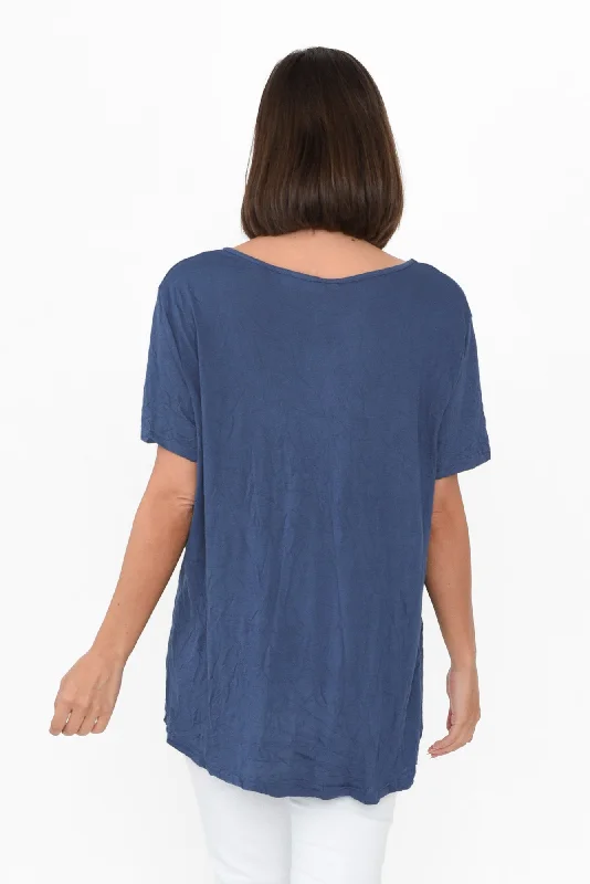 marley-navy-cotton-short-sleeve-top