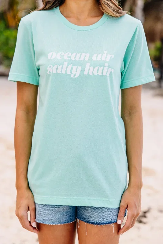 ocean-air-salty-hair-mint-green-graphic-tee