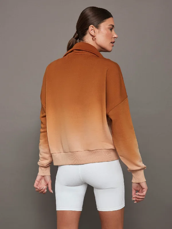 ombre-french-terry-half-zip-cactus-caramel-cafe-to-rose-cloud