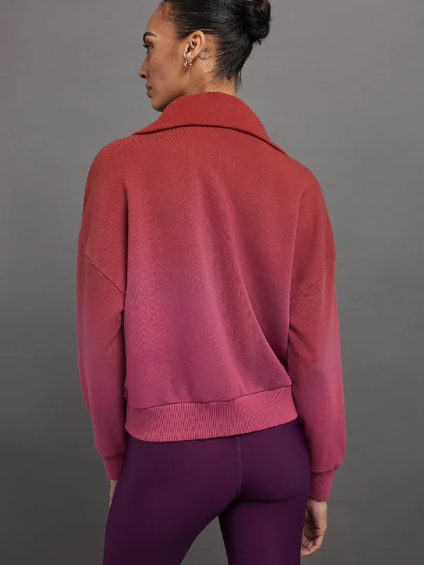 ombre-french-terry-half-zip-horseshoe-merlot-to-magenta-haze