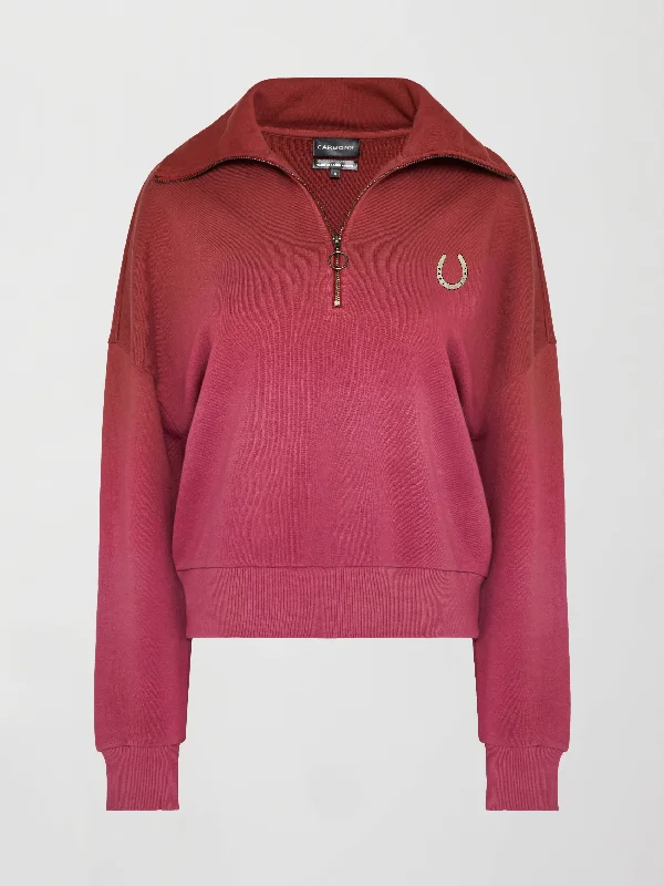 ombre-french-terry-half-zip-horseshoe-merlot-to-magenta-haze