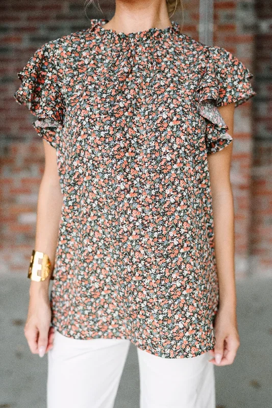 on-my-heart-brown-ditsy-floral-blouse