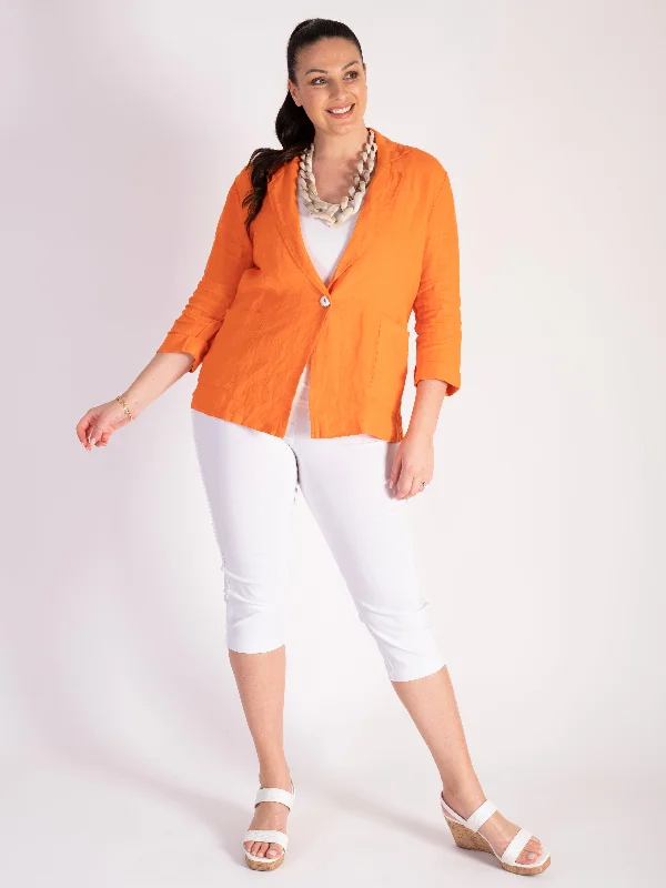 orange-linen-jacket-with-lace-back-panel