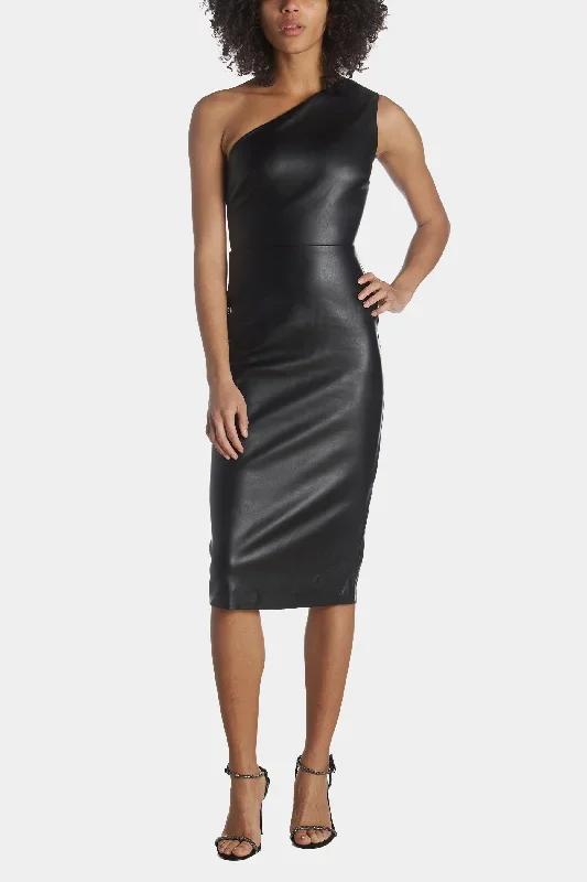 Oriella Vegan Leather Dress