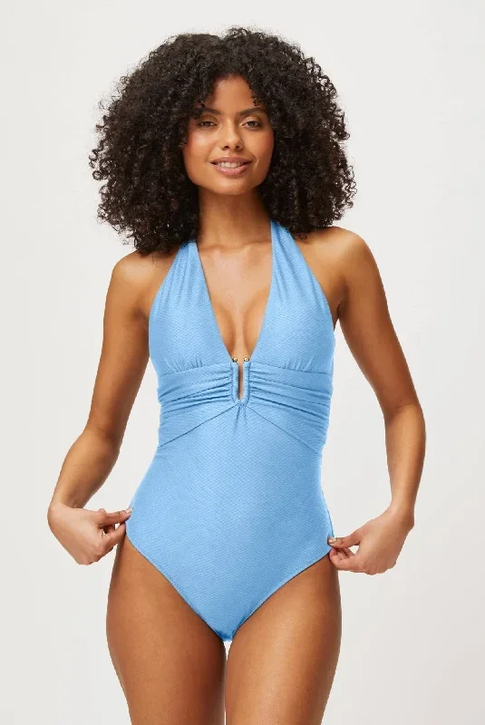 Ocean Tide U-Bar Halterneck Swimsuit