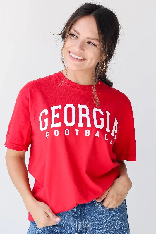 red-georgia-football-tee