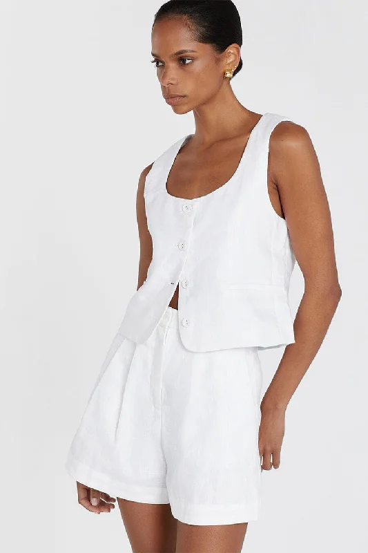 rhyhe-white-linen-short