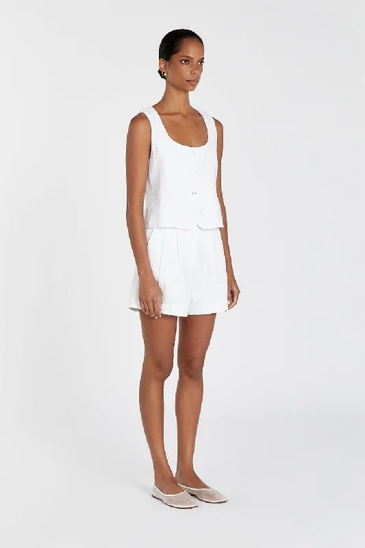 rhyhe-white-linen-short