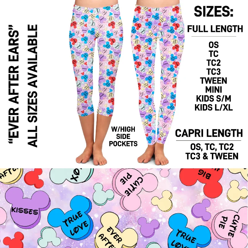 RTS - Ever After Ears Leggings with High Side Pockets