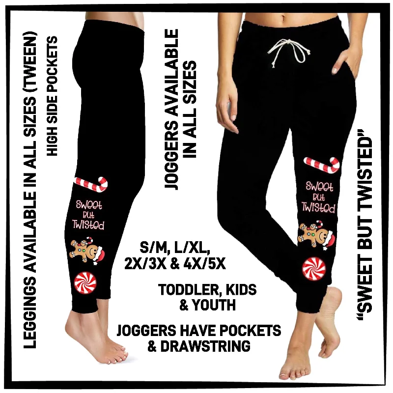 RTS - Sweet But Twisted Leggings with High Side Pockets