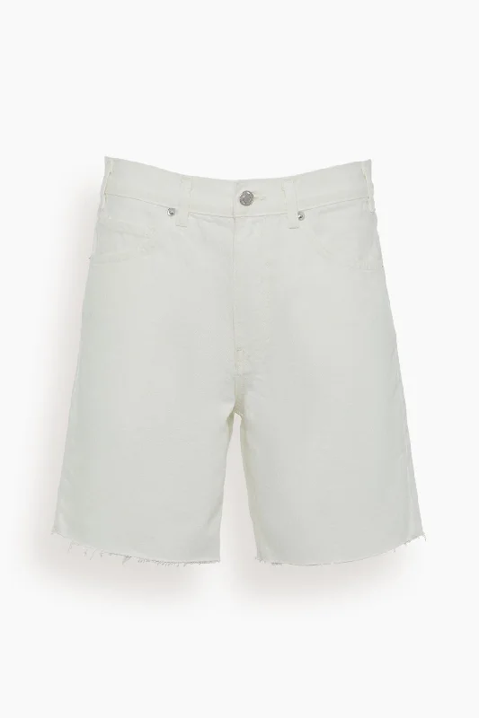 Russel Denim Short in Cream