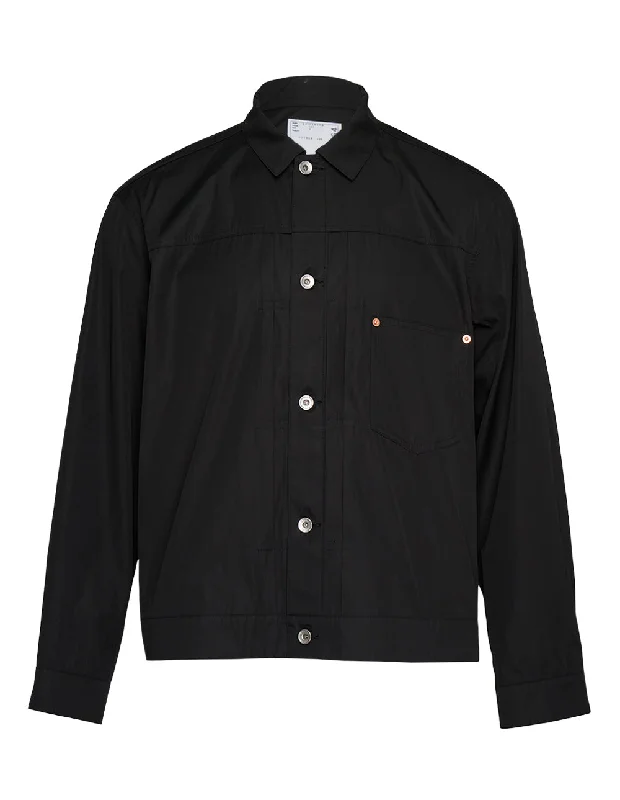 Cotton Poplin Shirt Jacket