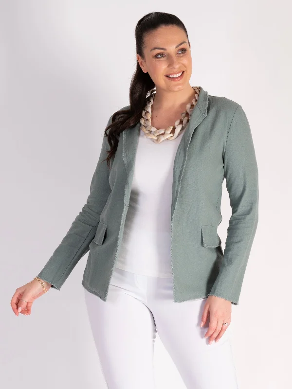 Sage Linen Mix Jacket