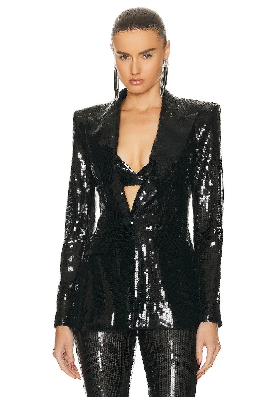 Sequin Fitted Blazer