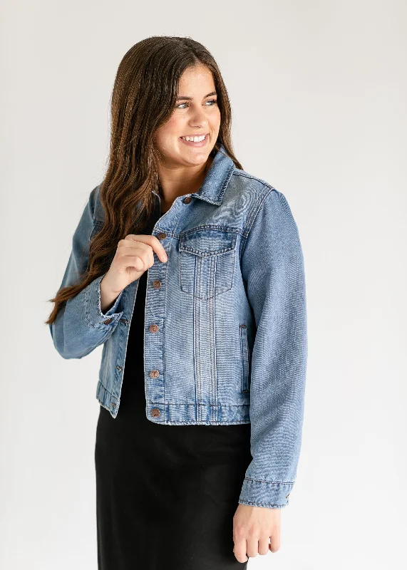 Shea Medium Wash Denim Jacket - FINAL SALE