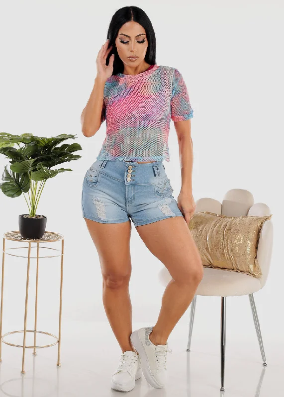 short-sleeve-tie-dye-fishnet-top-pink-blue-9722blumulti