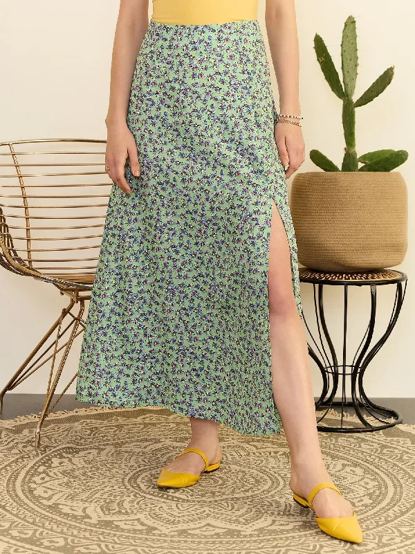 sk6459gr-berrylush-women-green-floral-printed-high-rise-waist-thigh-high-slit-straight-hem-a-line-maxi-skirt