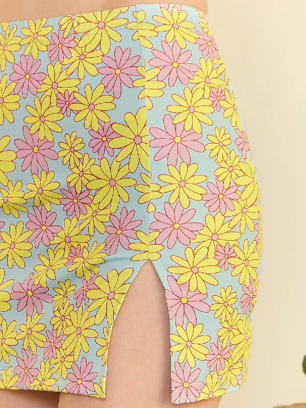 sk6493bl-berrylush-women-blue-yellow-pink-floral-printed-high-rise-waist-side-slit-straight-hem-knitted-mini-skirt