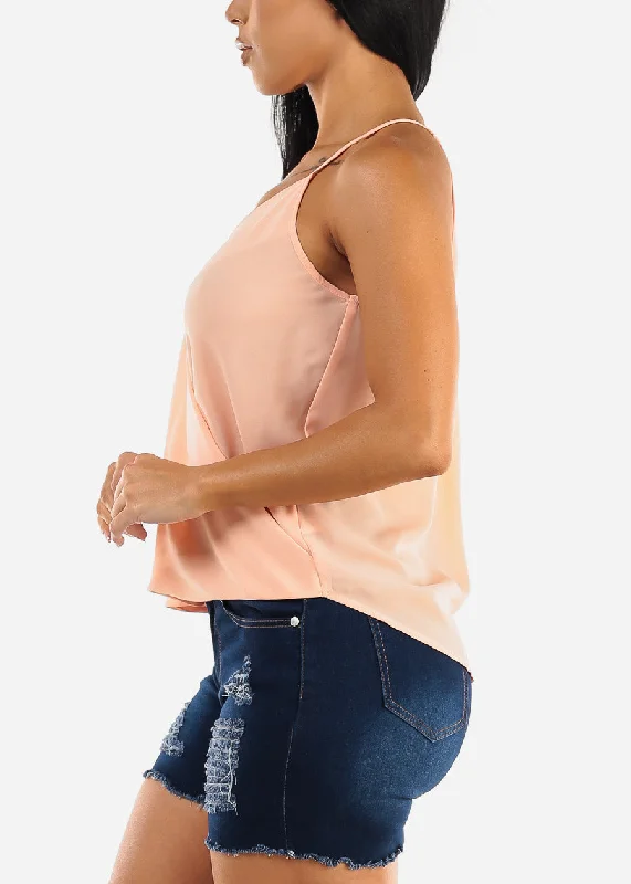 sleeveless-surplice-chiffon-cami-top-peach-t13458peach