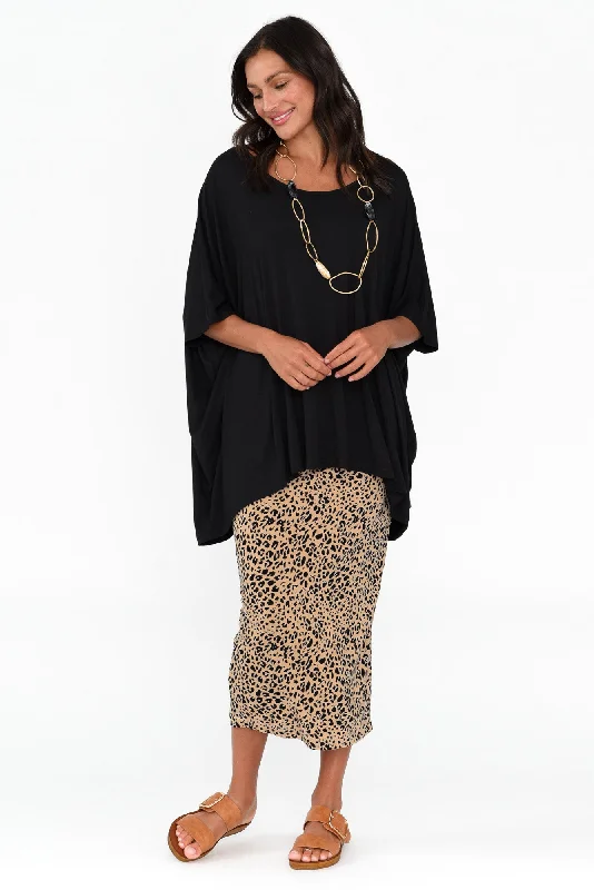 sorronda-black-bamboo-batwing-top