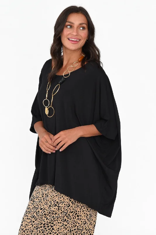 sorronda-black-bamboo-batwing-top