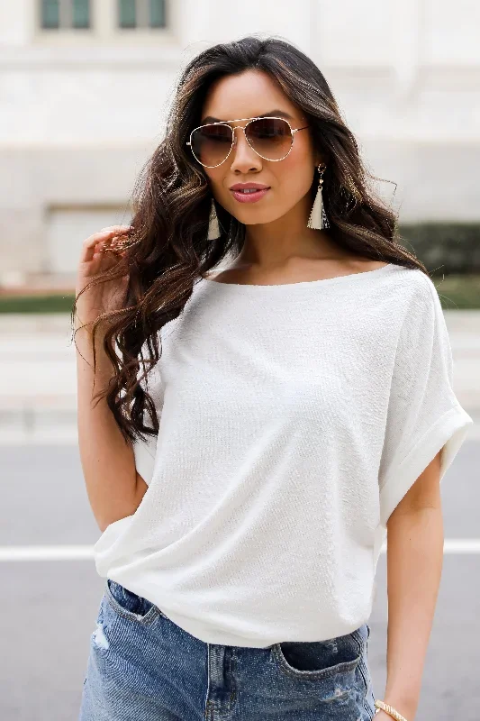 FINAL SALE - Sydney Knit Tee - DU DEAL