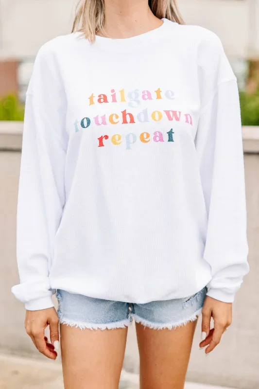 tailgate-touchdown-repeat-white-corded-graphic-sweatshirt