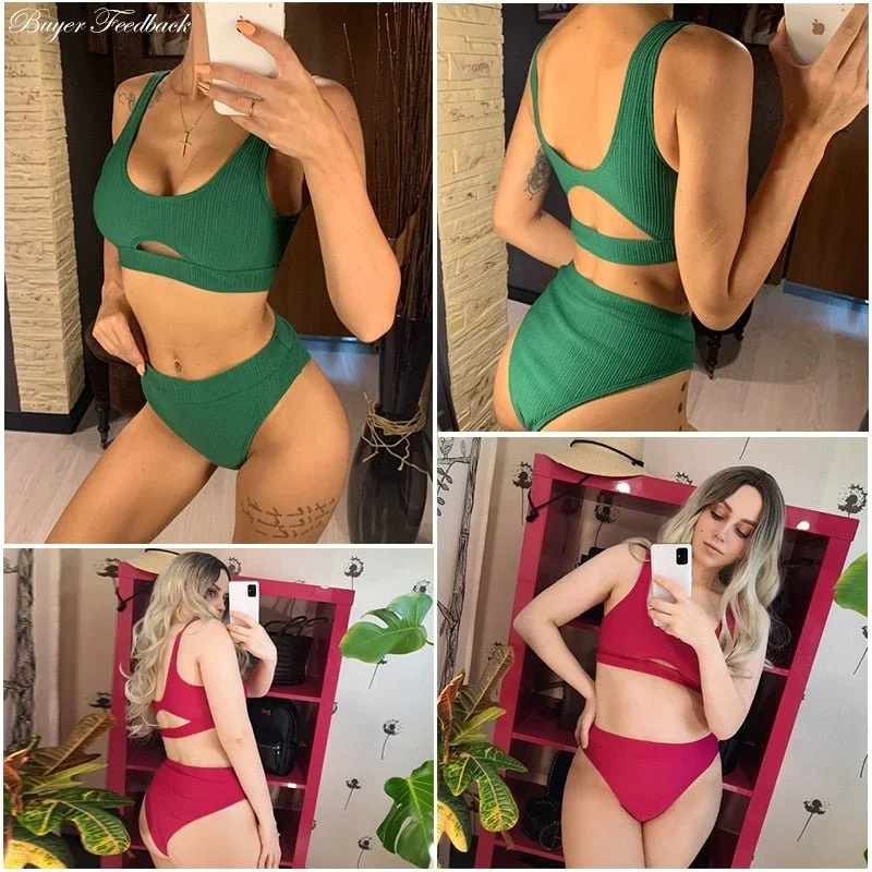 Taylor High Waist Cut Out Bikini