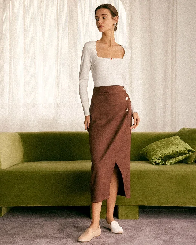 the-coffee-high-waisted-suede-slit-midi-skirt