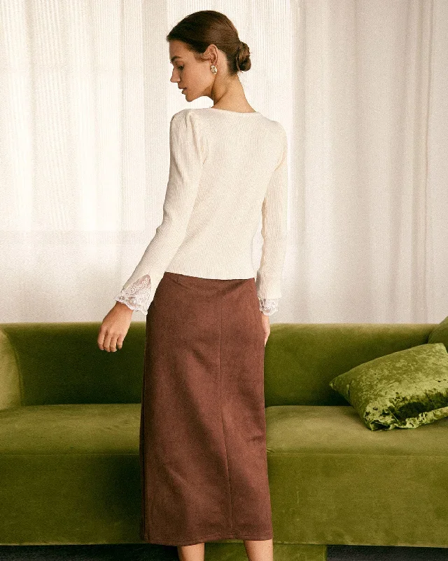 the-coffee-high-waisted-suede-slit-midi-skirt