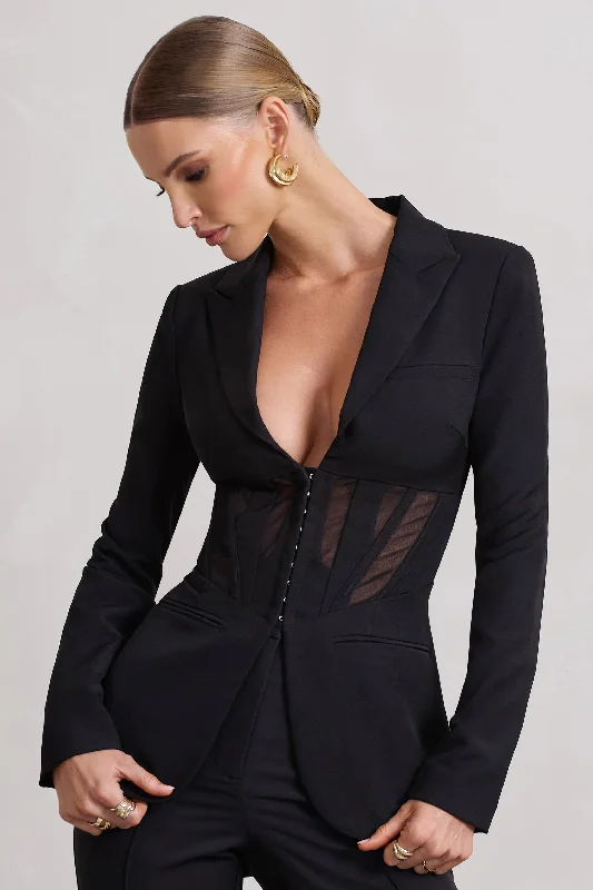 transparency-black-tailored-corset-blazer-with-mesh-panels-cl129725002