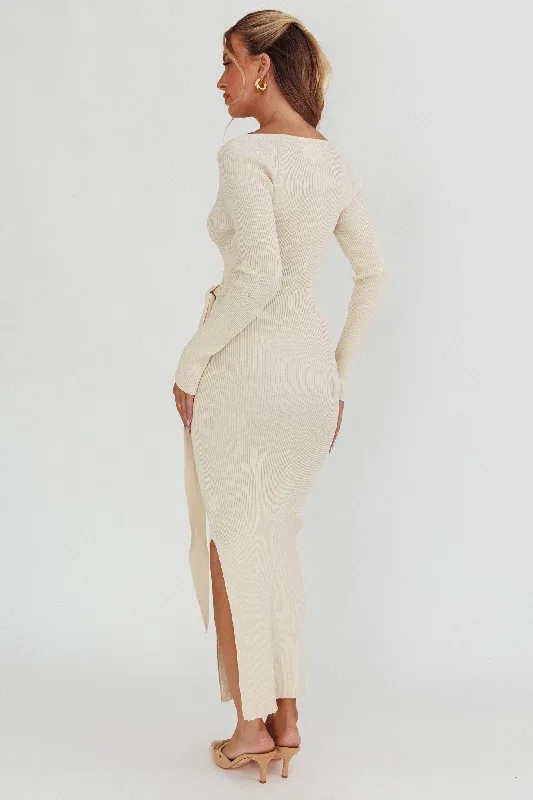 twilight-moments-long-sleeve-knit-dress-cream