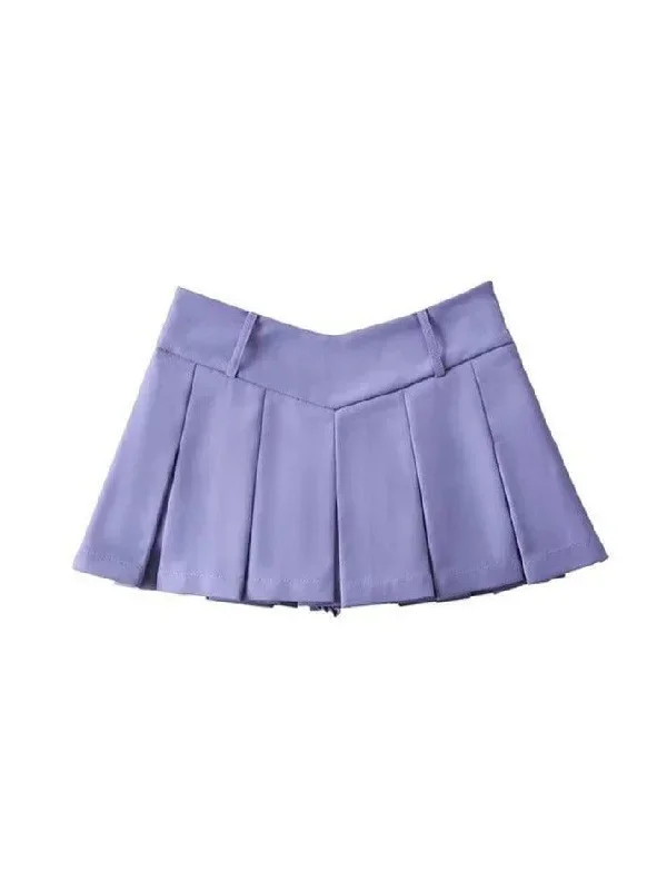 v-cut-pleated-micro-mini-skirt