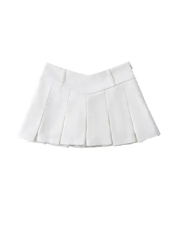 v-cut-pleated-micro-mini-skirt