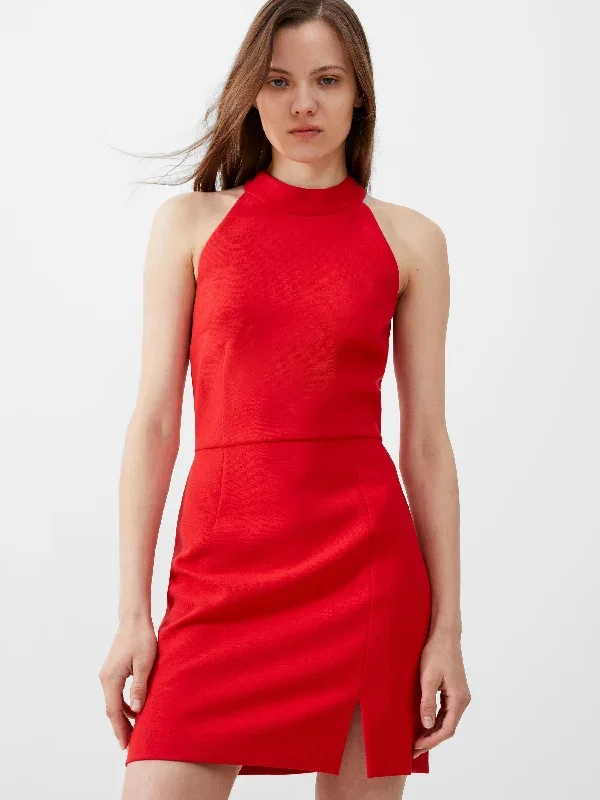 Whisper Racer Neck Dress