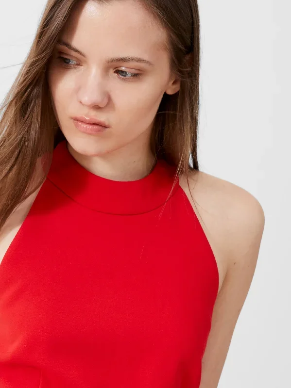 whisper-racer-neck-dress-true-red