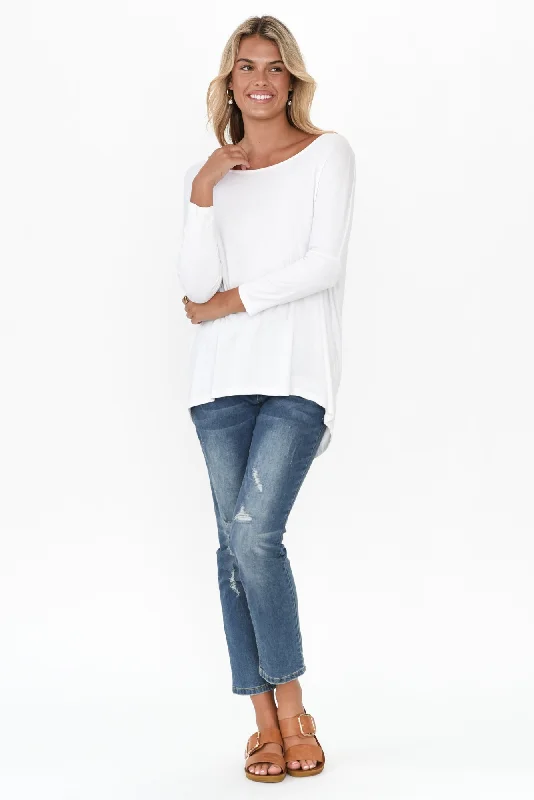 white-milan-3-4-sleeve-top