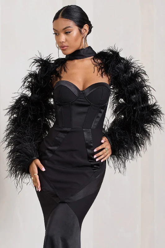 wild-black-satin-jacket-with-long-feather-sleeves-cl128720002