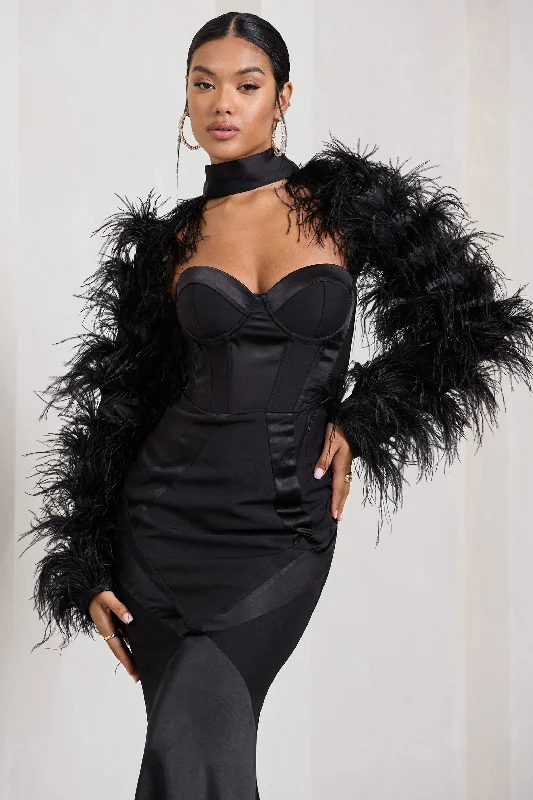 wild-black-satin-jacket-with-long-feather-sleeves-cl128720002