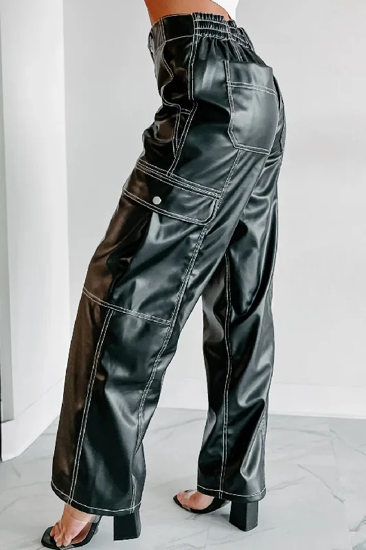 wreak-your-world-faux-leather-cargo-pants-black